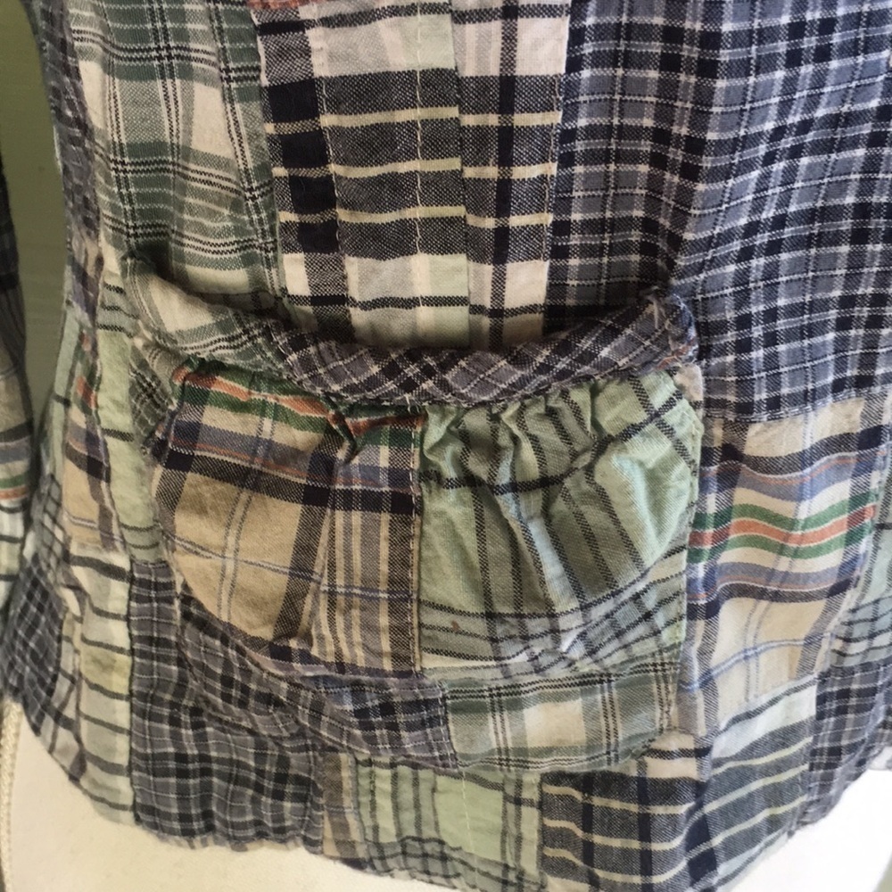 For The Republic Patchwork Cropped Jacket - image 5